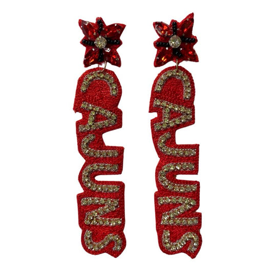 Bedazzled Cajuns Earrings