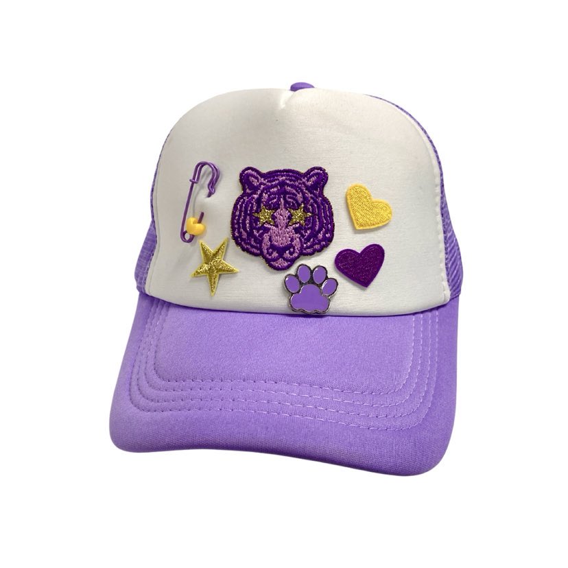 Game Day Icon Trucker Hat, Purple & Gold