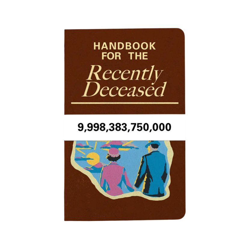 Handbook for Recently Deceased Notebook