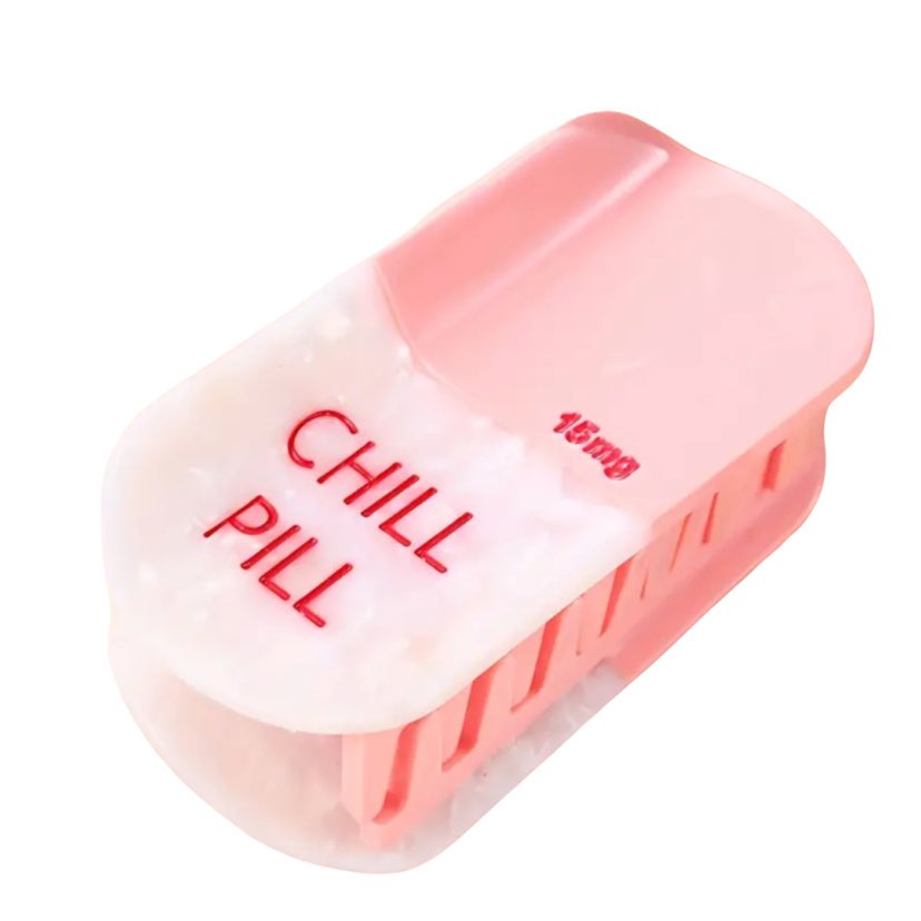 Chill Pill Hair Clip