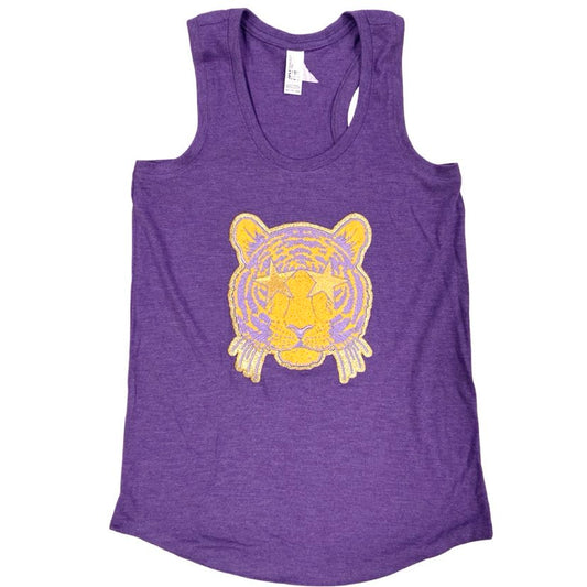 Chenille Tiger Patch Tank Top