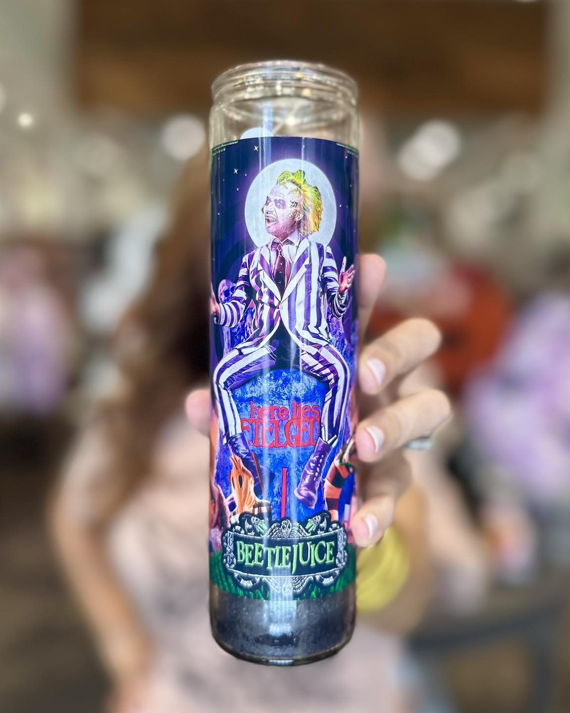 Beetlejuice Luminary Candle