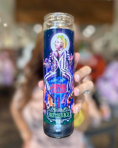 Beetlejuice Luminary Candle