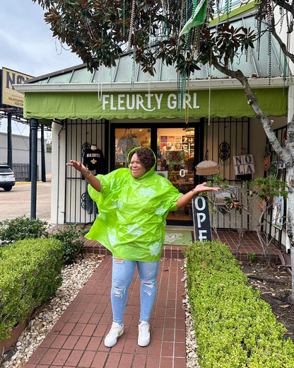 Fleurty Girl Rain Poncho