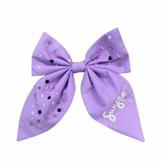 Swiftie Hair Bow, Purple