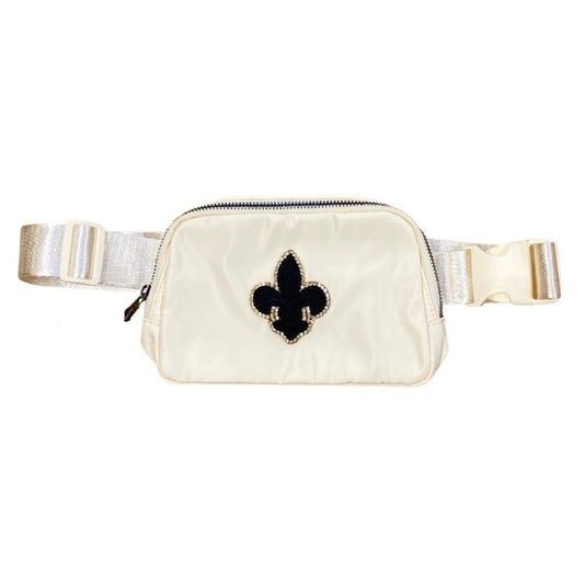 Fleur de Lis Bling Fanny Pack