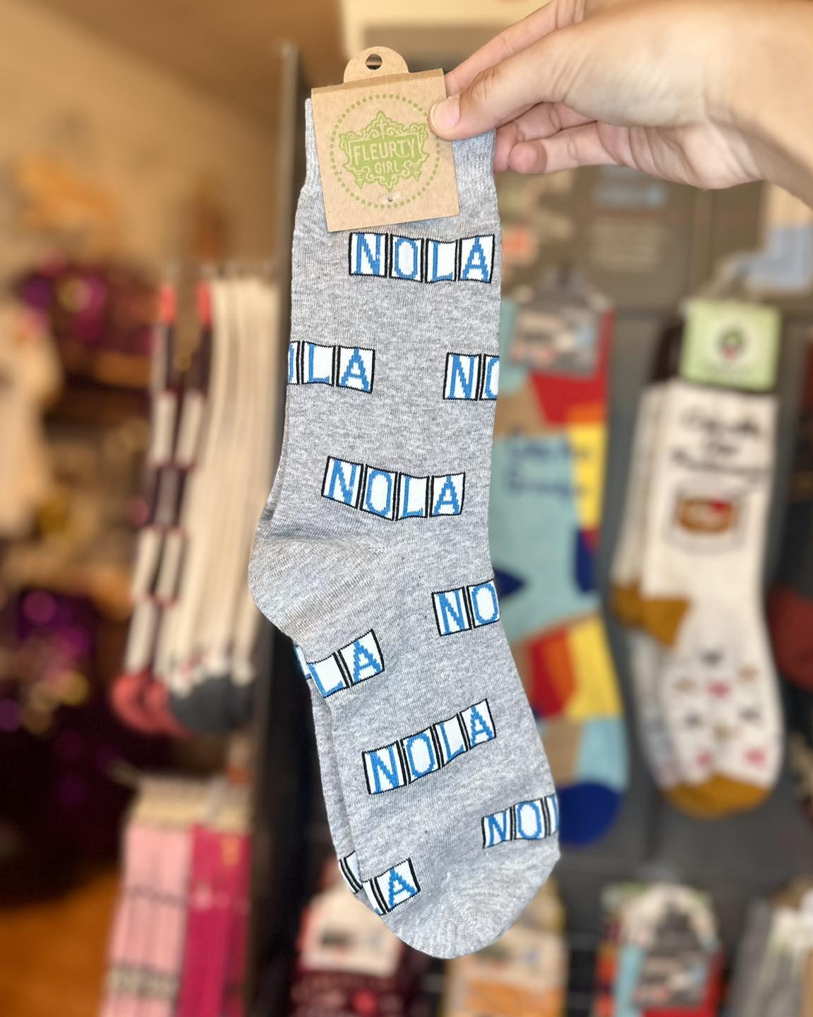 NOLA Tile Socks