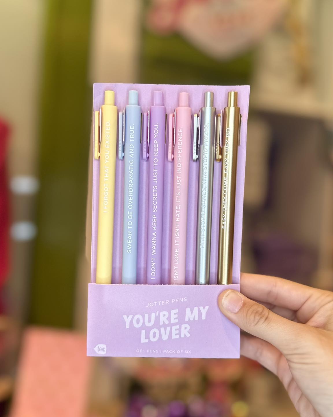 Taylor Swift Lover Pen Set, 6pk