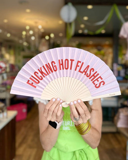 Fucking Hot Flashes Hand Fan