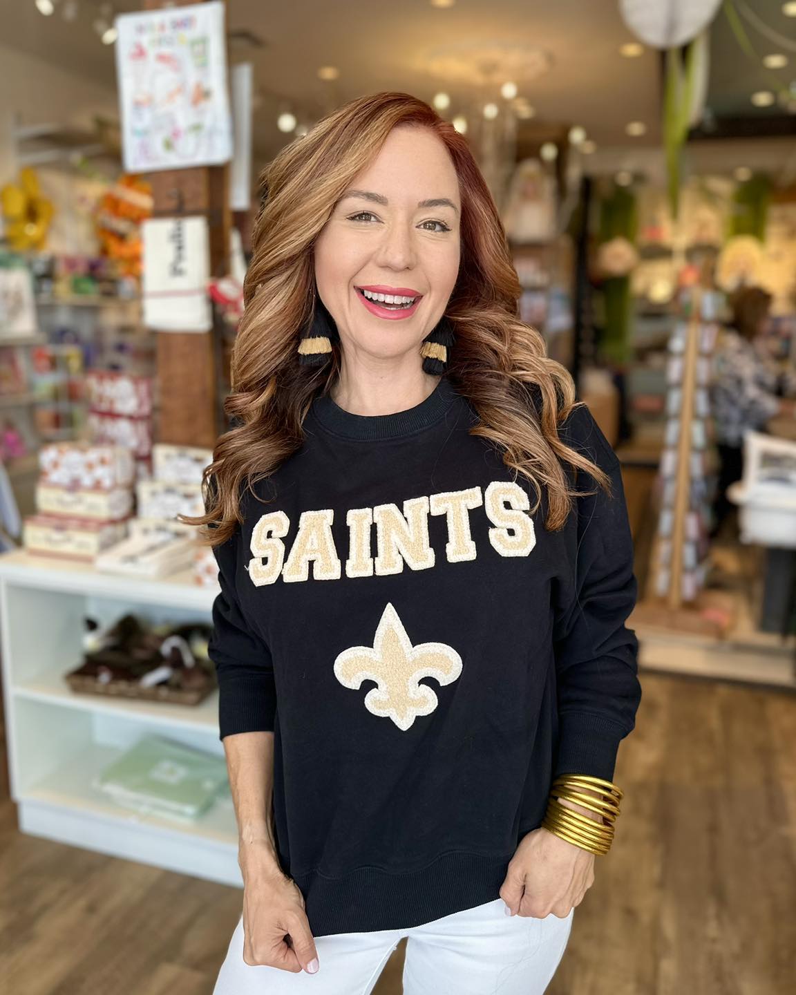 Saints Patch Sweatshirt