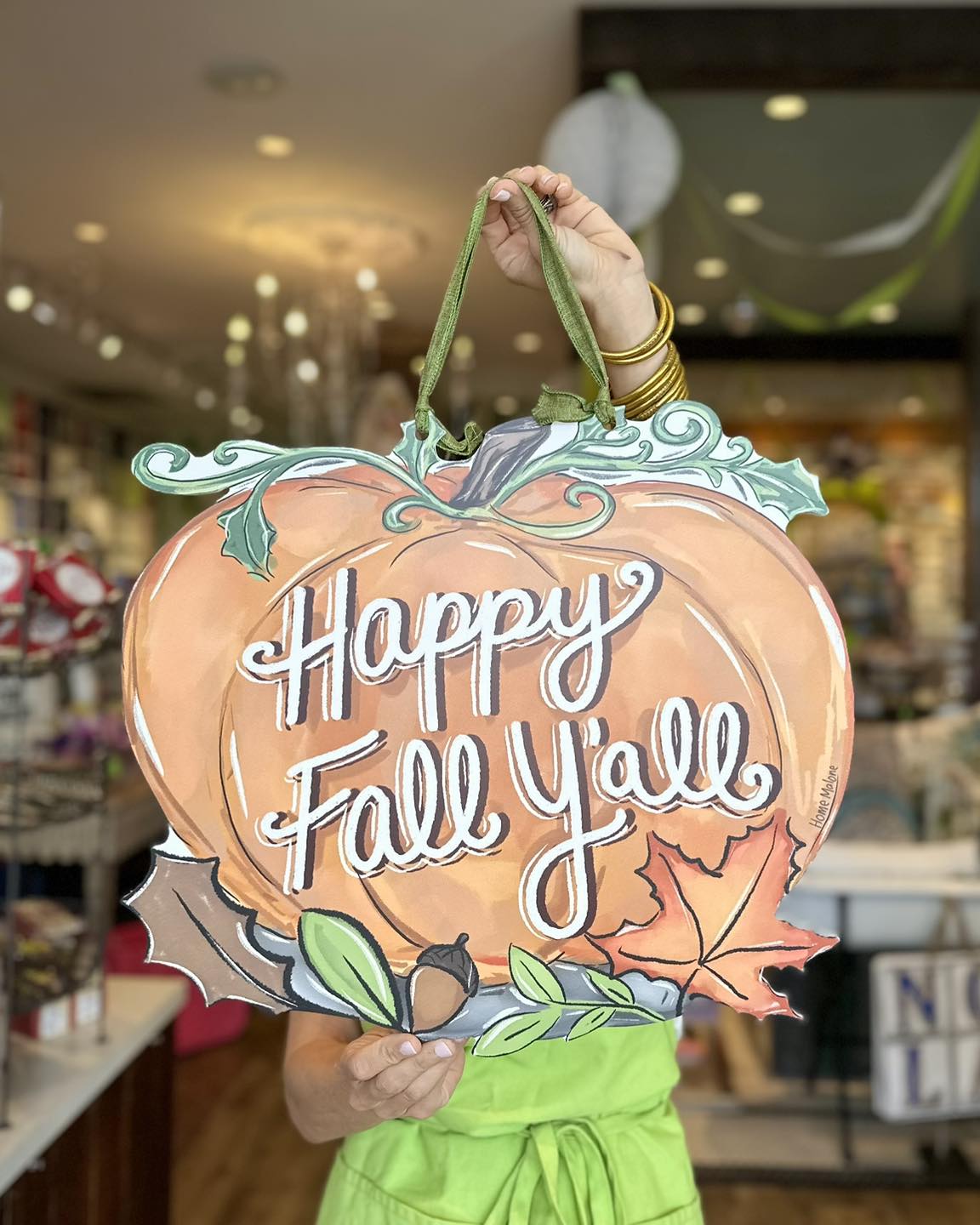 Happy Fall Y'all Door Hanger