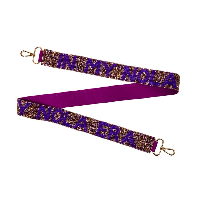 In my NOLA Era Confetti Purse Strap