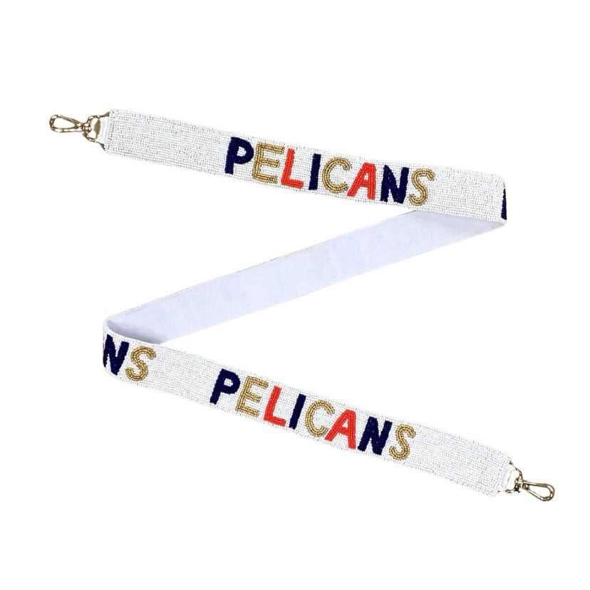 Pelicans Beaded Purse Strap