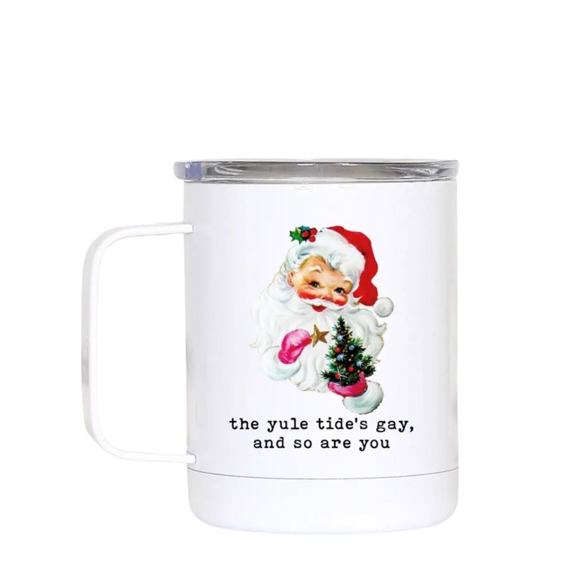 Yule Tide's Gay Travel Mug