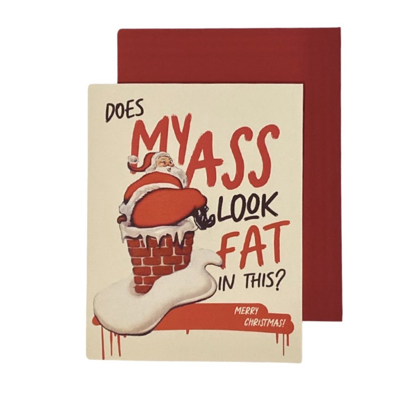 Ass Look Fat Card