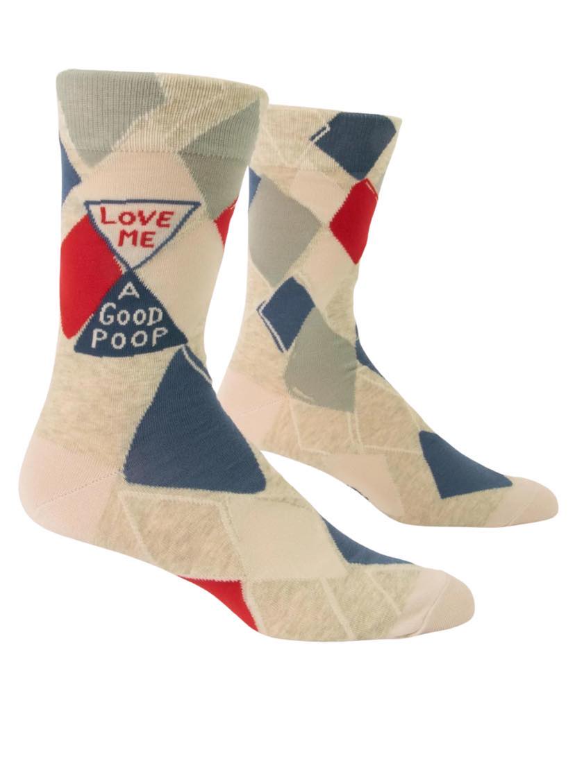 Love me a Good Poop Socks, Mens