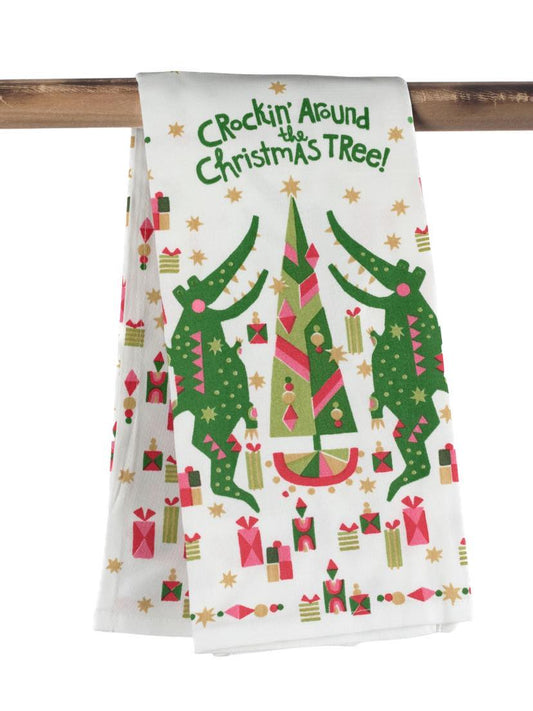 Crockin' Around the Christmas Tree Towel