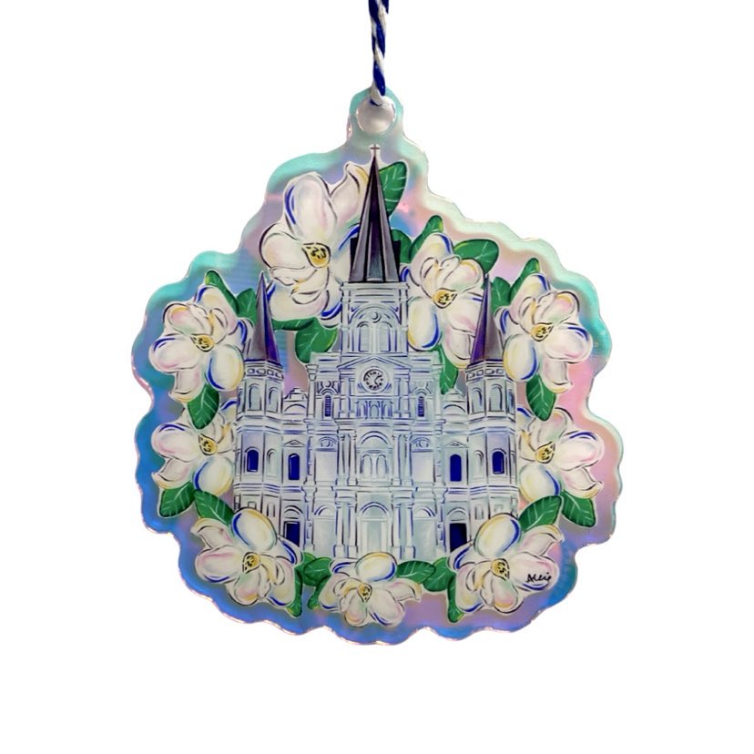 Cathedral Magnolia Acrylic Ornament