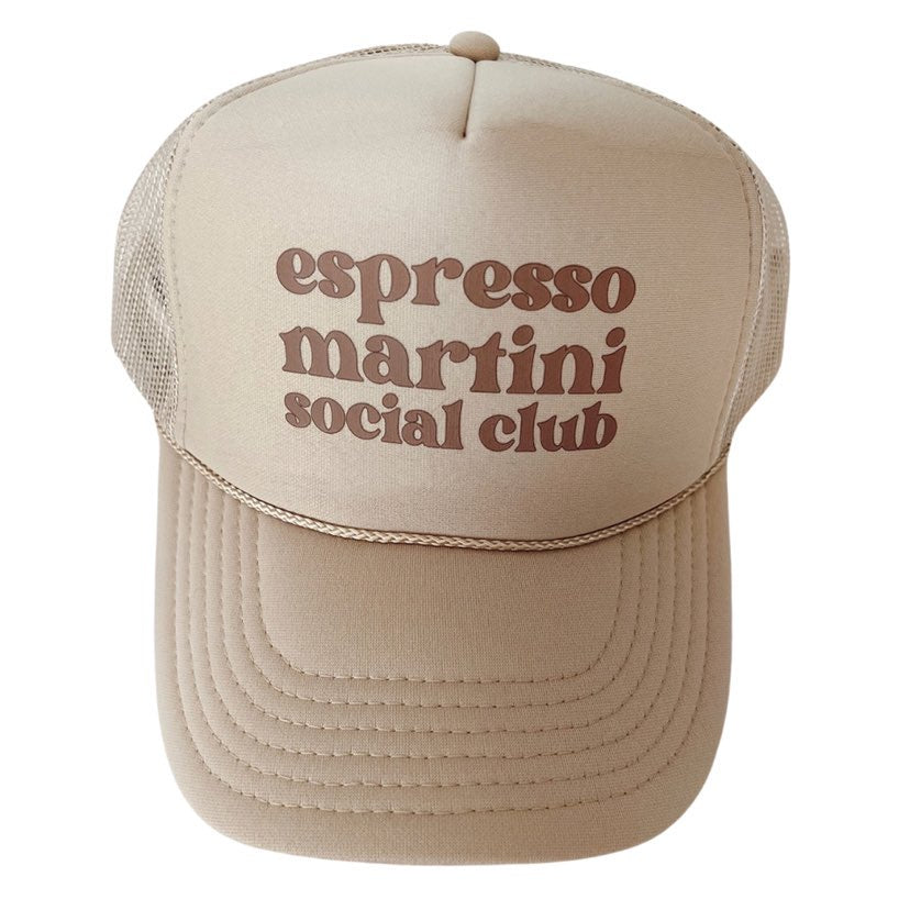 Espresso Martini Social Club Trucker Hat