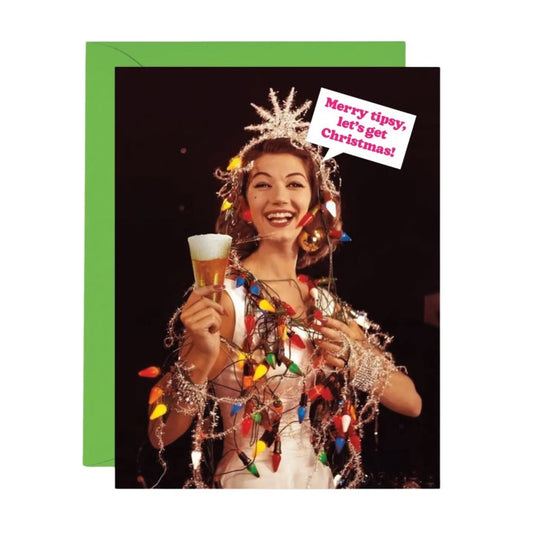 Merry Tipsy Card