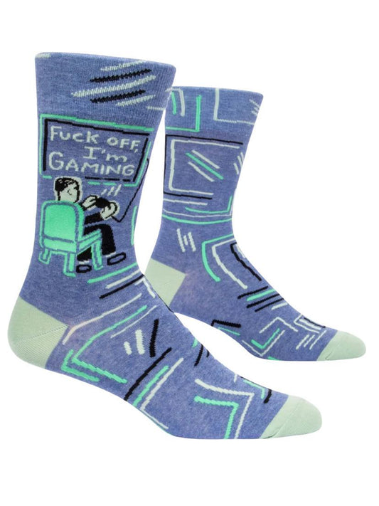 Fuck Off I'm Gaming Socks, Mens