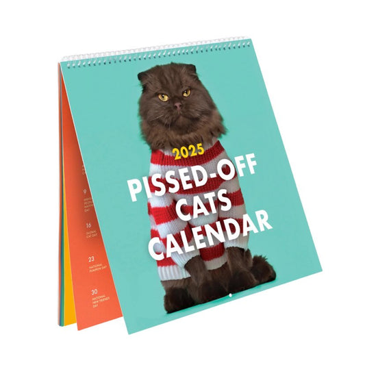 Pissed-Off Cats 2025 Calendar