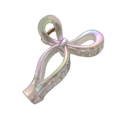 Iridescent Bow Hair Clip