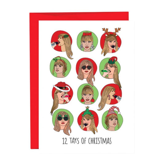 12 Tays of Christmas Card