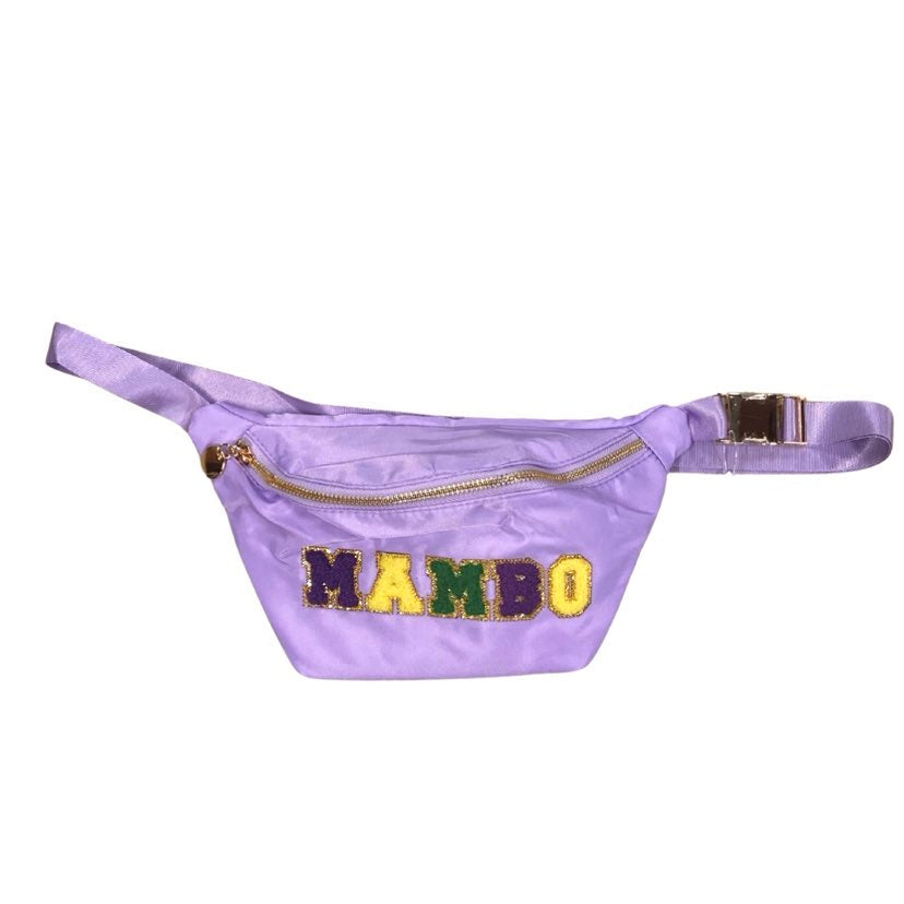 Mardi Gras Mambo Fanny Pack, Purple