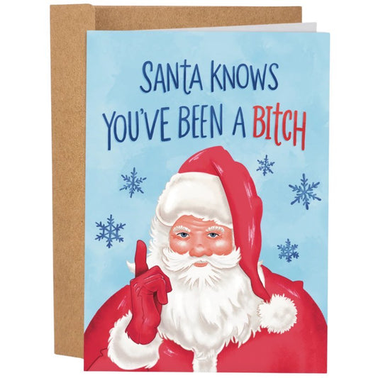 Santa Knows Card