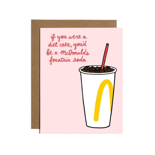 Fountain Soda Love Card