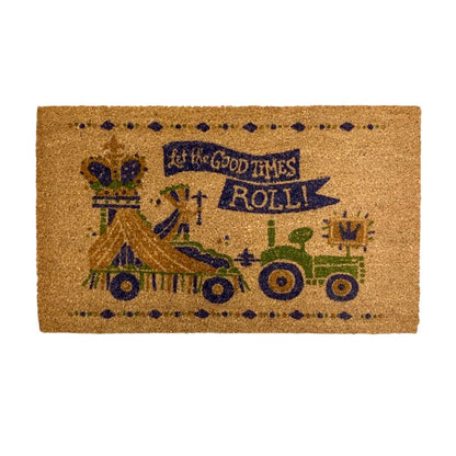 Let the Good Times Roll Door Mat