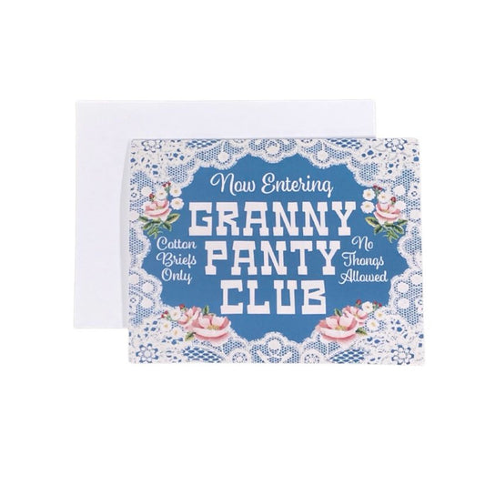 Granny Panty Club Card