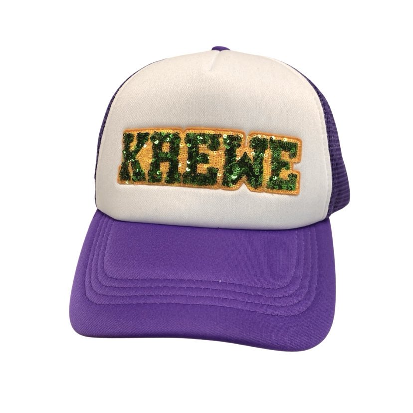 Sequin Krewe Trucker Hat