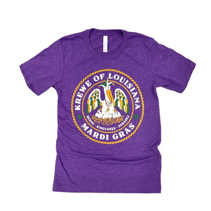 Mardi Gras State Seal Tee