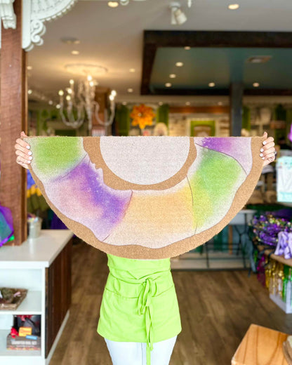 King Cake Door Mat