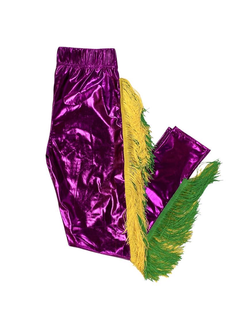 Mardi Gras Fringe Pants