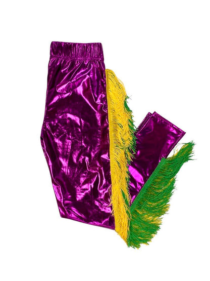 Mardi Gras Fringe Pants