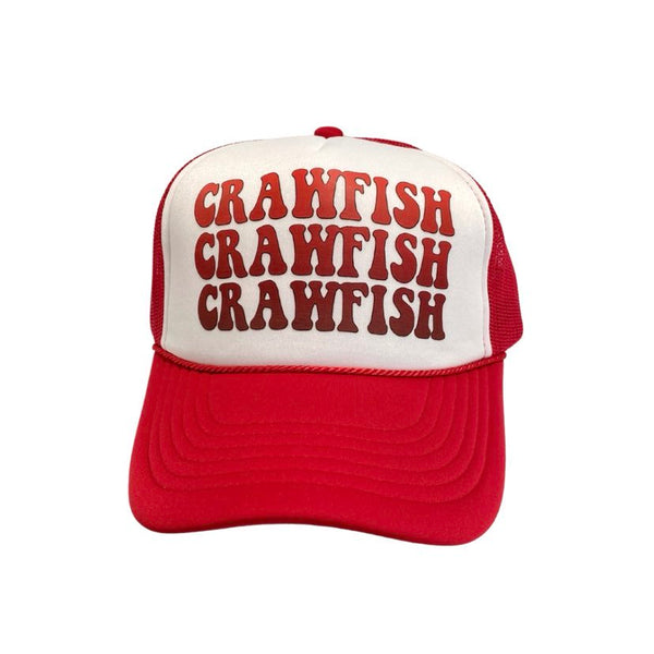 Crawfish Repeat Trucker Hat – Fleurty Girl