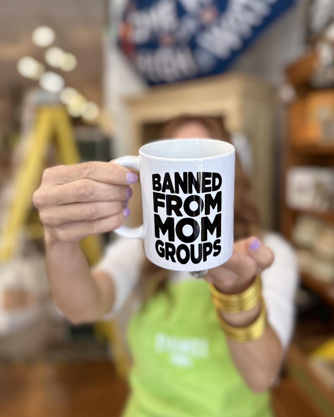 Banned from Mom Groups Mug