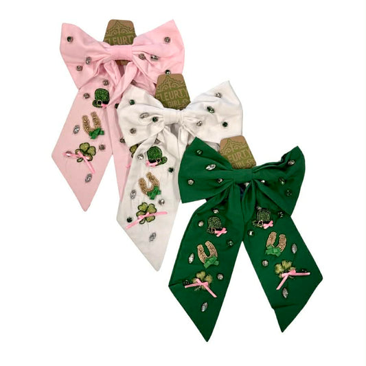 Mardi Gras Icons Hair Bow