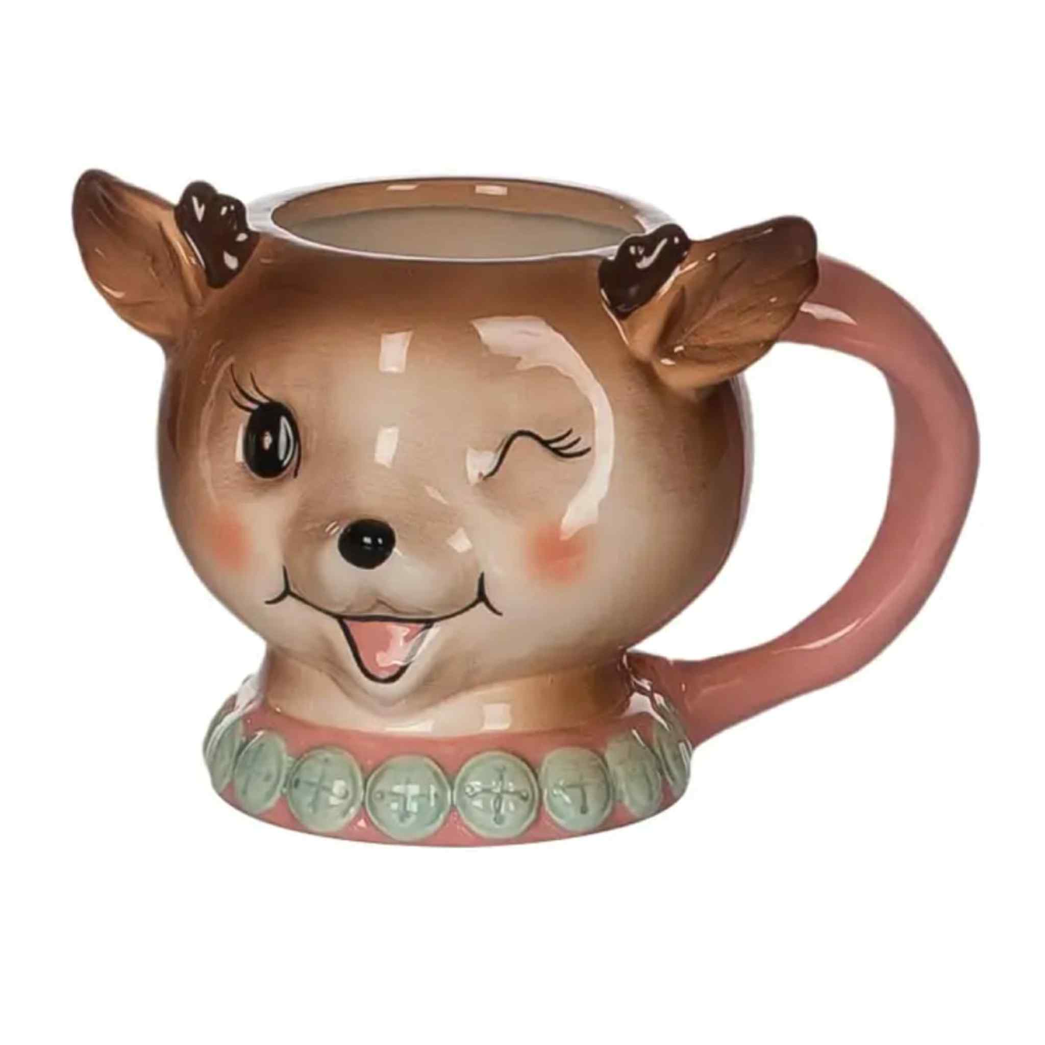 Vintage Reindeer Mug - Thumbnail 2