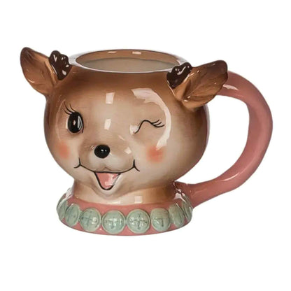 Vintage Reindeer Mug