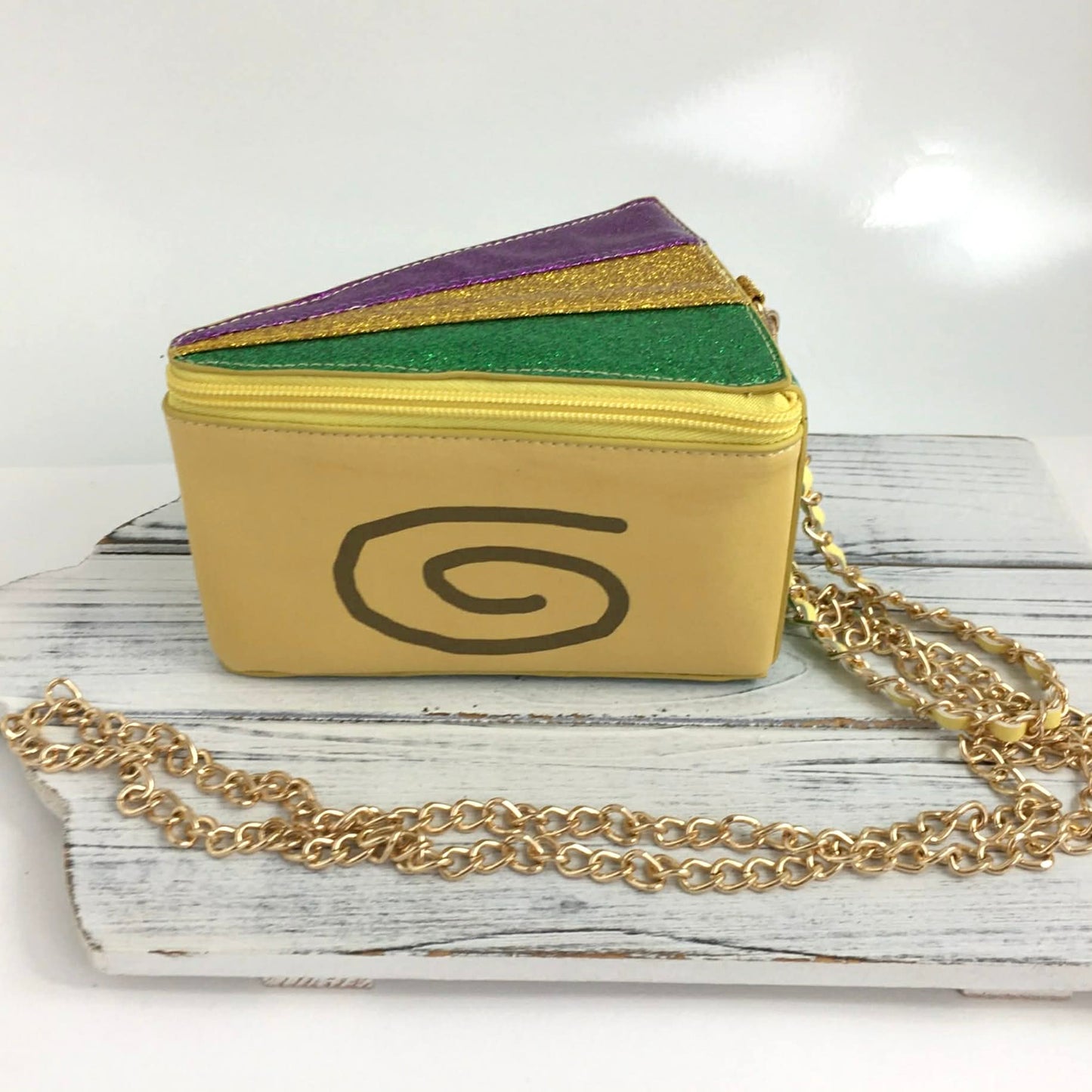 King Cake Slice Purse