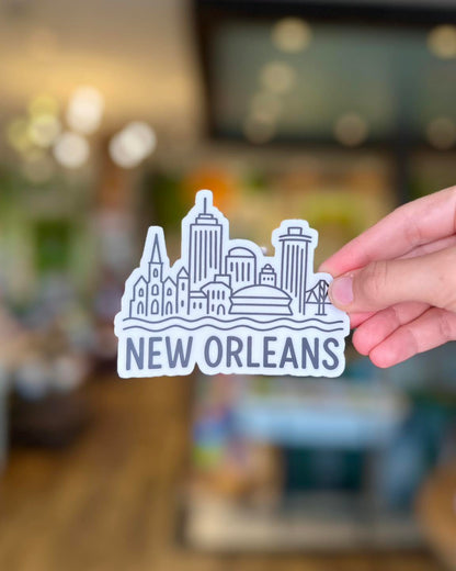 Skyline Drawing Sticker