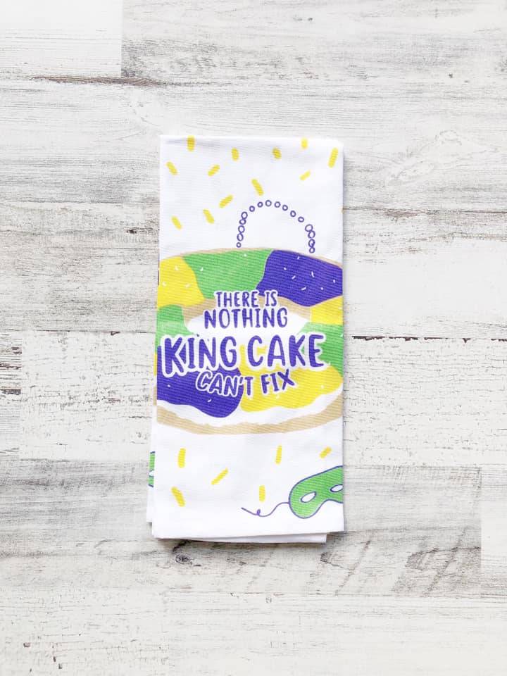 Nothing King Cake Can't Fix Towel