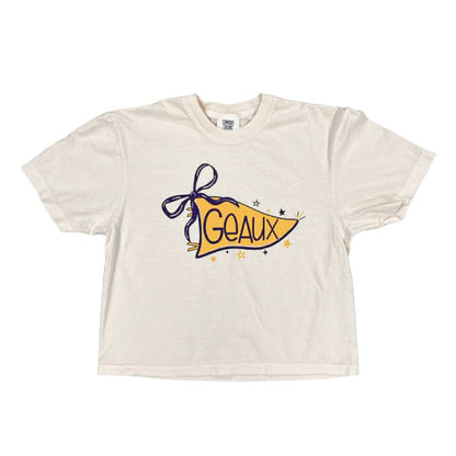 Geaux Pennant Crop