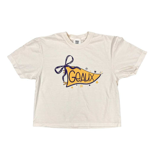 Geaux Pennant Crop