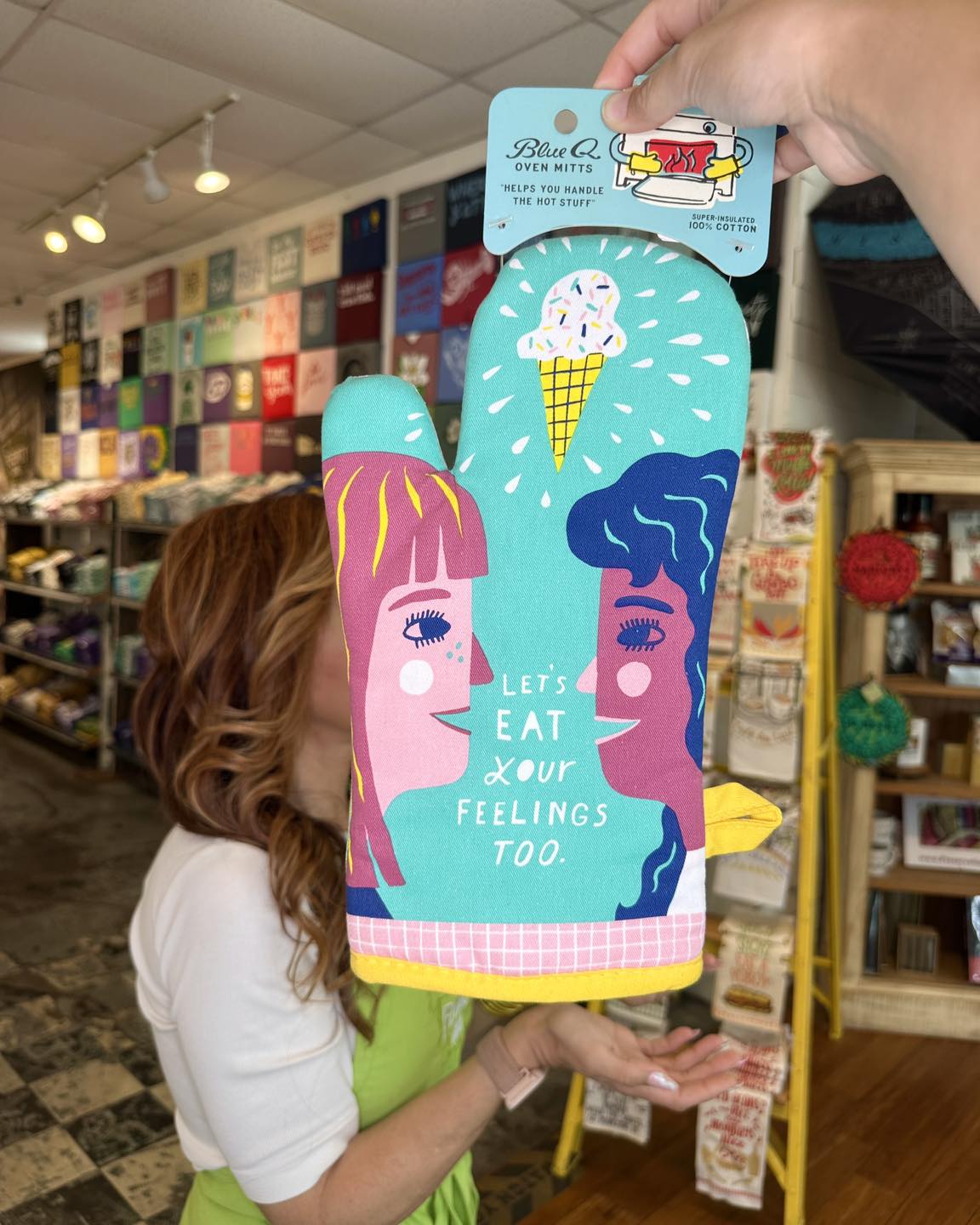 Eat Your Feelings Oven Mitt