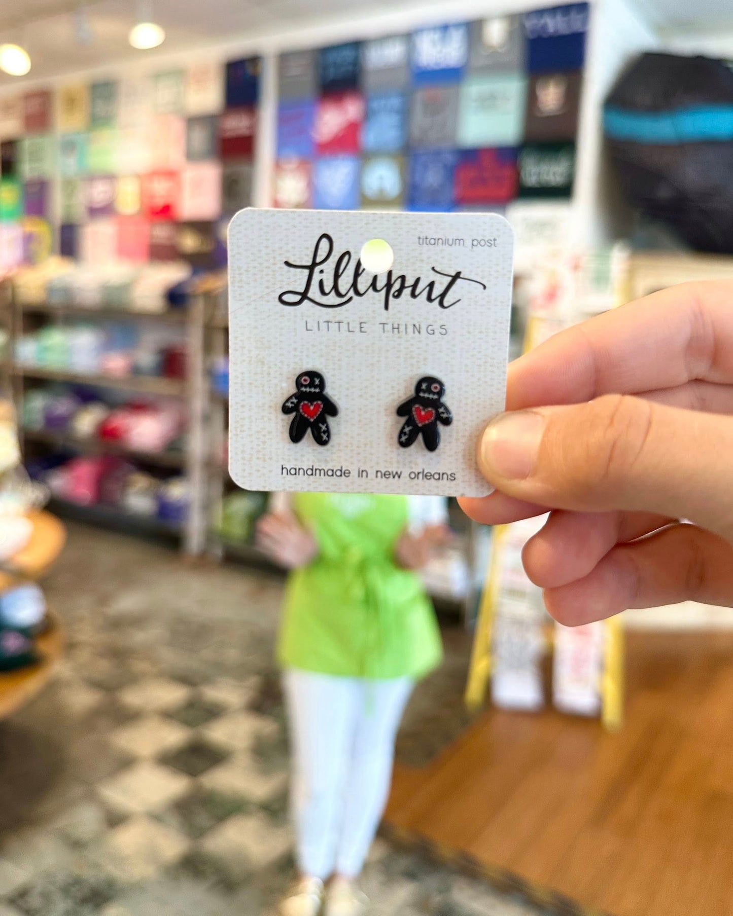 Voodoo Doll Stud Earrings